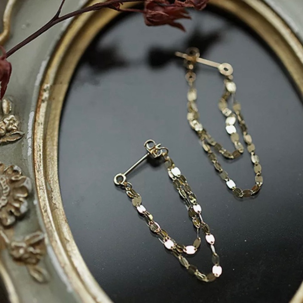 Chain Hoop Earrings
